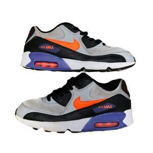 Rare 2015 nike air max 90 mesh GS 'Wolf grey' size 8.5